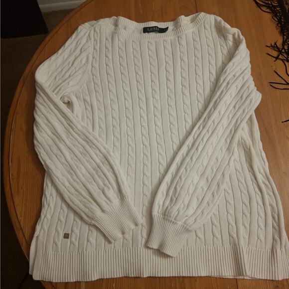 Lauren Ralph lauren long sleeve knitted sweater size X; - Picture 1 of 5